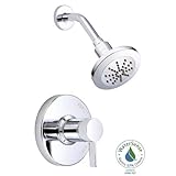 Danze D503530T Amalfi Single Handle Shower Trim Kit with Conservation Flow Showerhead, Chrome [並行輸入品