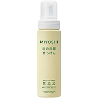 MIYOSHI 泡の洗顔せっけん 180ml 詰替用　19個 Amazon | MIYOSHI ミヨシ石鹸 無添加 泡の洗顔せっけん リフィル