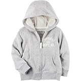 Carter's(カーターズ) ジップアップマールドフレンチテリーフード グレー アウターパーカー 7歳【並行輸入】