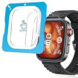 Seltureone【3枚】ガイド枠付き Huawei Watch Fit 4 Pro用保護フィルム Fit 4 Proフィルム 3D全面保護 貼り付け簡単 高透過率 高感度タッチ 反射防止 指紋防止