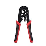 Richer-R ワイヤクリンパ　 ネットワークケーブル切断ストリッパ 　クリンパ圧着ツール　圧着ペンチ RJ45 RJ12 RJ11 8P/6P/4Pコネクタ