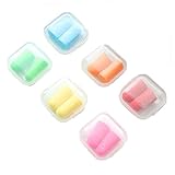 ULTY 騒音を遮断！ ソフト 耳栓 耳せん 携帯ケース付き 10個セット 防音 遮音 睡眠 作業 勉強 UL-SOHUMIMI