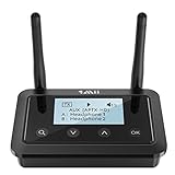 1Mii Bluetooth 送信機 オーディオレシーバー トランスミッター bluetooth レシーバー dac aptx ll 低遅延/aptx hd aac/sbc、光 デジタル/3.5mm AUX/RCA/対応、ヘッドフォン/スピーカー/pc/tv/テレビ用 電波法技適マーク取得済み B03+