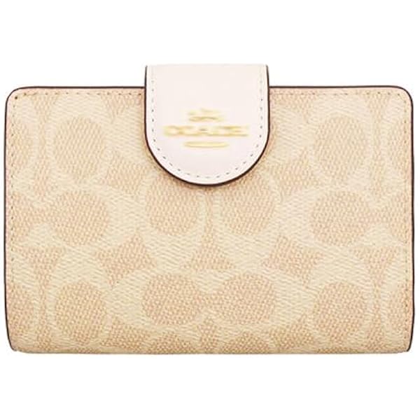 Amazon | COACH アウトレット 二つ折り財布 ホワイト レディース 6390