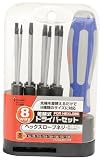 まとめ買い 10個セット「スリーアキシス(three axis) 8wayスクリュードライバー ヘックスローブタイプ 13958」