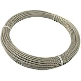 【ステンレスロープ 線径3.0mm】/10m巻/20m巻/【30m巻】SUS304 ステンレス ワイヤー ロープ 農業 漁業 林業 DIY 園芸 ガーデニング フェンス 物干し 柵 防獣 落下防止 展示 台風 地震対策 防災 工作 レジャー 架線