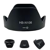 カメラマウントレンズフードHB-N106 ニコンHB-N106交換用 ニコン FマウントレンズAF-P DX NIKKOR 18-55mm f/3.5-5.6G VR・1マウントレンズ1 NIKKOR VR 10-100mm f/4-5.6用 カメラ用レンズフード 代替レンズフード 交換用レンズフード