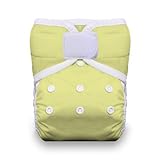 Thirsties One Size Hook and Loop Pocket Diaper, Honeydew by Thirsties [並行輸入品]