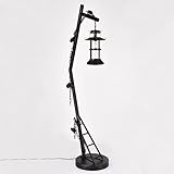 フロアランプ、アイロンアメリカンスタイルレトロリビングルームベッドルームコーヒーバー衣類店1690MM×350MM クリエイティブ