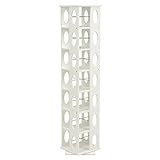 回転ラック 収納家具 本棚 MUD-6101WH 4934257224017 ホワイト 代引き不可 主材：MDF