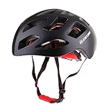 GRALARA 通気性　　超軽量　大人用　　ヘルメット　　ロード/マウンテンバイク　サイクリング　　安全　　調整可能　全5色 - ブラック