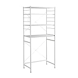 家具350 ゴミ箱上ラック レンジ台 ゴミ箱上レンジラック レンジラック キッチン収納 ホワイト 159015