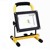充電式 LED 投光器 Amilliastyle 20W LED作業灯 非常ライト 停電対策 軽量 LEDライト 充電式ライト 防水 キャンプ用品 アウトドア 1年保証
