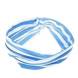 ノーブランド品　６色選択可　赤ちゃん/女の子　弾性ストライプ　ヘアバンド/キッズヘアアクセサリー/ヘッドバンド　 - 青