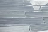 Perfectグレーガラスタイル。ハンドペイントandカスタムMade。Perfect for Bathrooms and Kitchens。 Color Sample HPT-ST-S