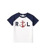 ポロ ラルフローレン ＲＬベースボール・半袖Ｔシャツ[ホワイト](男の子12～24か月用)12Mサイズ [並行輸入品]