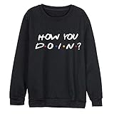 パーカー レディース トップス Glennoky 黑白2色 ロング丈シャツ 英字プリント トレーナー シンプル ブラウス スウェットパーカー クルーネック ラウンドネック スウェットシャツ レディース