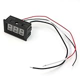 デジタル LED電流計 AMPパネルメータ 電流計 電流計 ブルー　パネルメータ　DC0-9.99A