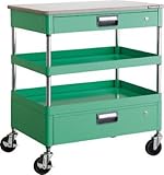 ＴＲＵＳＣＯ　フェニックスワゴン　７５０Ｘ５００ＸＨ８８０　引出　天板付　Ｗ色【PEW972VZTW】 (販売単位：1台)