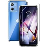 Moto G64 5G ケース + フィルム【日本製素材旭硝子製】Moto G64 5G/g64y 5G ガラスフィルム 全面吸着 高透過率 硬度9H ラウンドエッジ加工 スマホケース 軽量 衝撃吸収 傷つけ防止 擦り傷 着脱簡単（1枚ガラスフィルム+ 1枚ケース）