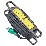 日動 ハンドリール スタミナタイプ アース付 極太(3.5mm2) 電線使用 10m HR-E104F