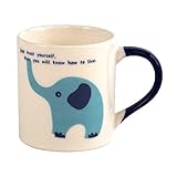 みのる陶器 Kidsマグカップ ぞう ブルー 709732