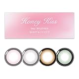 カラコン ハニーキス ワンデー 1箱10枚入 Honey Kiss 1day 14.5mm 8.6mm あかせあかり PWR：-06.50／COLOR：ちゅるんグレー