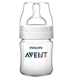 フィリップスAvent古典+抗疝痛哺乳瓶、125ミリリットル (Avent) (x2) - Philips Avent Classic+ Anti-Colic Feeding Bottle, 125m