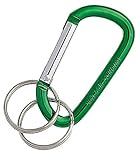 123(ワンツゥスリー)スナップフック D6環なし(20個) グリーン
