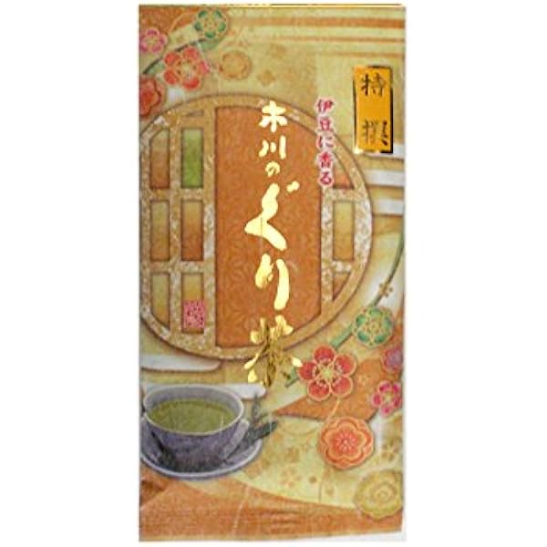 Amazon.co.jp: 伊豆に香る 市川のぐり茶 ぐり茶 50号 200g : 食品