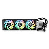 EK (イーケー) AIO Elite 360mm D-RGB オールインワン CPU用 液体クーラー EK-Vardar 高性能PMWファン付き 水冷コンピュータ部品付き 120mmファン付き Intel 115X/1200/2066 AMD AM4