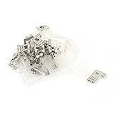 uxcell 圧着ワイヤー端子 メススペードコネクターとケース フラグL形 20個入り