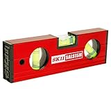 SK11 水平器 アルミレベル 150 スリム マグネット付き SALS15M