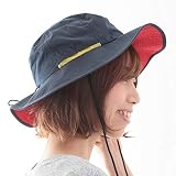 帽子 サファリハット レディース メンズ 撥水 UV ハット (ネイビー, M) 帽子 サファリハット レディース メンズ 撥水 UV ハット (ネイビー, M)