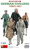 ミニアート(Miniart) 1/35 ドイツの市民 1930-1940年代 レジン製頭部付 5体入 プラモデル MA38075
