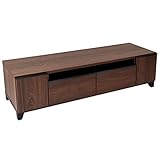 タンスのゲン　国産 完成品 テレビボード 幅150cm ウォールナット ブラウン 24900005 WN