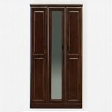 下駄箱 シューズボックス 完成品 ミラー付き 木製 幅90cm ハイタイプ