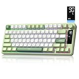 Womier 60% キーボード ワイヤレス QMK/VIA ゲーミングキーボード ブラック クリーミーメカニカルキーボード RGB カスタム ホットスワップ可能 PBTキーキャップ付き Windows & Mac-POM リニアスイッチ用 (Q61-Kanagawa)