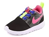 NIKE(ナイキ) ROSHE ONE (TDV) 749425 011 ブラック/ピンクポウ/ビビットピンク/ホワイト/ボルト