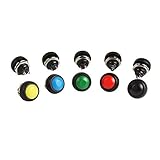 Andux Space モーメンタリ 押しボタンスイッチ 10個セット ミニ ANKG-01 (カラー)