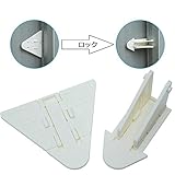  ベビーガード ストッパー 窓 ロック 赤ちゃん ワンタッチ 子供 いたずら防止 窓ストッパー 引き戸ロック ホワイト (5個セット)