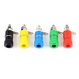 20pcs バインディングポスト スピーカーターミナル ソケットジャック 4MM バナナプラグコネクタ用
