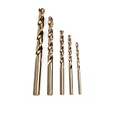 5ピース/セットhss-co m35コバルトドリルビット4?10ミリメートル良好な靭性、耐摩耗性、高温耐性