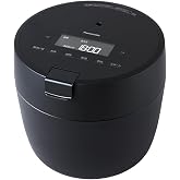 【Amazon.co.jp限定】パナソニック 炊飯器 5合 圧力IH コンパクトサイズ 自動調理鍋 無水調理 低温調理 予約調理 お手入れ点数2点 ふた食洗機対応 ブラック SR-CR10Z1-K