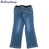 Donkey Jossy（ドンキージョシー） 裏起毛「ウエストリブ」ボンディングロングパンツ・ブルー 【1603】【C】 100 ブルー(B)