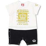 BABYDOLL（ベビードール） 親子ペア メッセージ ロンパース-子供服 男の子 女の子 ベビー キッズ お揃い リンクコーデ ペアコーデ -0772B 70cm ホワイト