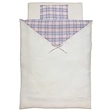 白井産業 日本製 チェックロリーオーガニックダブルガーゼ ミニサイズベビー布団10点セット