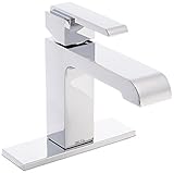 Delta 567LF-TP Ara Single Lever Handle Center Set Bathroom Faucet with 4″ Plate, Chrome [並行輸入品]