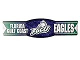FGCU Florida Gulf Coast University Eagles NCAA 4 " x17 "プラスチックStreet Sign