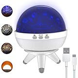 ナイトライト プロジェクションランプ 子供用 プロジェクターランプ スターライト 360度回転 ラウンドプロジェクタ 子供 ベビー 寝室 睡眠 リラックス パーティー